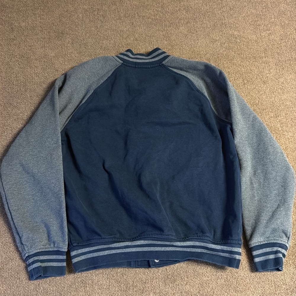 Polo Ralph Lauren Snap Button Up Varsity Track Blue Jacket Size M Men’s - Picture 6 of 8